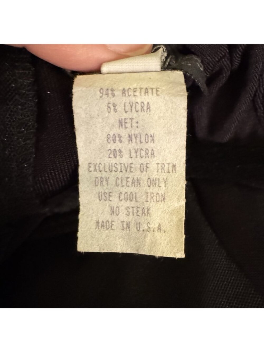 Evening Dress Womens 12 Curvy Black Mini Illusion Elegant Sparkle VTG Night Way - Picture 11 of 15